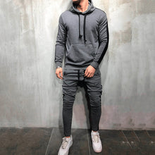 Load image into Gallery viewer, Manoswe Autumn Winter suits | Sportswear Set Man Sporting Clothing Hoodie
